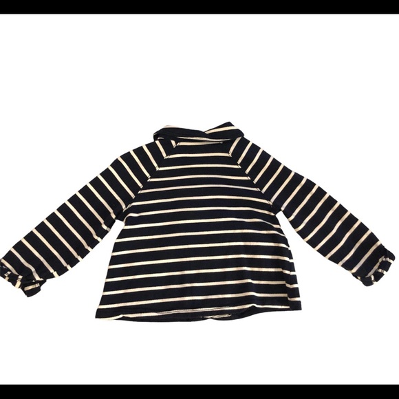 Crazy 8 Navy/ White Striped Nautical Jacket Size 7/8 - Picture 2 of 5